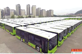 中山公交迈入纯电动化时代图片