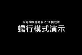 坦克300蠕行模式演示视频封面