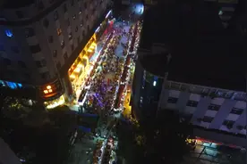 风雪无阻、逆“寒”而上！陕西延安二道街特色美食越夜越火图片