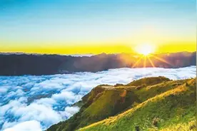 巴山大峡谷华丽转身图片