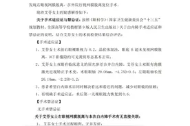 刚刚，爱尔眼科发布关于艾芬医生诊疗过程的核查报告图片