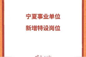 宁夏事业单位新增特设岗位适用于急需紧缺高层次人才、优秀人才和创新人才图片