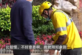 打工人的广东年①|为了两个女儿，他成为外卖单王图片