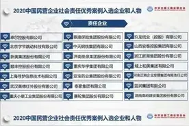 2020中国民营企业社会责任优秀案例 重庆两企业、一企业家入选图片