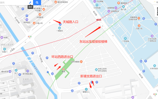 杭州东站p西停车场,免费停车时间延长至30分钟