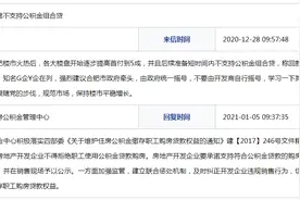 网友反映大部分楼盘不支持公积金组合贷 合肥市官方回复图片