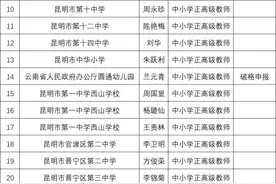 开始公示！云南省198位教师拟晋升正高级图片