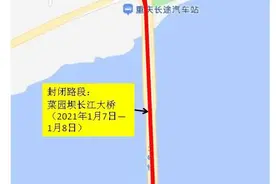 明天起菜园坝长江大桥等四座桥梁例行检测 禁止车辆通行图片