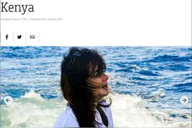 CNN称这位白人在肯尼亚“找到”了鲸鱼，当地网民怒了图片