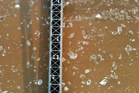 组图｜黄河，拆除浮桥防流凌图片
