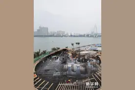 海口云洞图书馆项目加紧施工图片