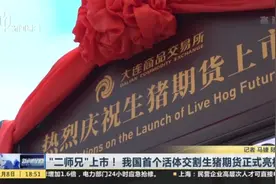 “二师兄”上市！  我国首个活体交割生猪期货正式亮相视频封面