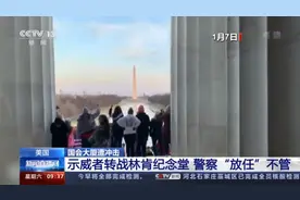 美警对待示威者为何双标？“国会陷落”戳破美国民主的“滤镜”图片