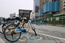 蓝牙道钉！成都这地投放共享单车新科技：不停线框内可能锁不了车图片