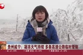 贵州威宁：凝冻天气持续  多条高速公路临时管制视频封面