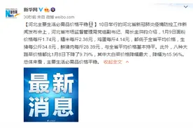 河北发布会：主要生活必需品价格平稳图片