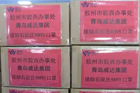 92秒｜暖心！青岛胶州一企业20万只KN95口罩驰援石家庄图片