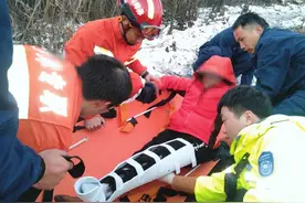 相约爬山看雪景，义乌7个闺蜜被困925米高峰图片