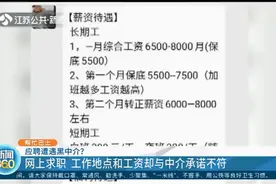 遭遇黑中介？溧阳多人网上求职，工作地点和工资却与中介承诺不符视频封面