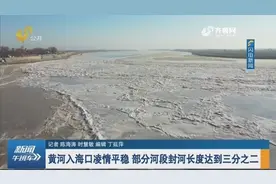黄河目前凌情整体平稳,河务部门将加强凌情巡测,确保黄河防御安全