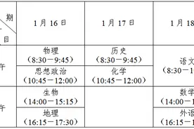 1月16日-18日，江苏将举行2021年普通高中学业水平合格性考试图片