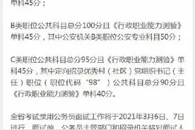 江苏省2021年度考试录用公务员笔试合格分数线划定，14日9时起可查成绩图片
