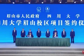 首次在成都之外布局校区！四川大学眉山校区项目正式落户眉山岷东新区图片