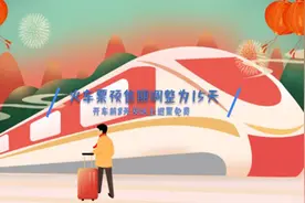 火车票预售期调整为15天，开车前8天及以上退票免费视频封面
