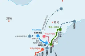 圈里那些事①丨青岛8号线将延至高密，11号线或延至烟台……揭秘你不知道的轨道上的“胶东经济圈”图片