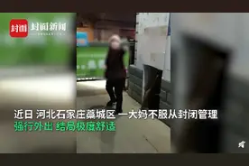 结局舒适！大妈出小区遭拒辱骂防疫人员被抬走，网友纷纷感谢这把椅子图片
