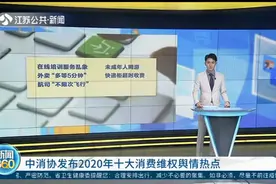 2020年十大消费维权舆情热点发布！除了长租公寓爆雷还有啥？视频封面