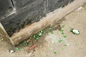 爷爷送孙子去幼儿园，突然天降啤酒瓶！监控、目击者都没有，杭州民警揪出嫌疑人…图片