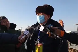 栖霞金矿事故救援现场，初步听到敲击声图片