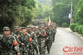 武警广东总队冬季野营拉练战味十足 5天4夜奔袭近500公里图片