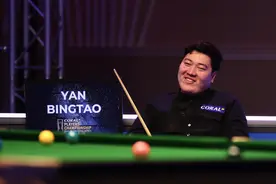 斯诺克大师赛首秀即夺冠 00后中国选手颜丙涛创下多项纪录图片