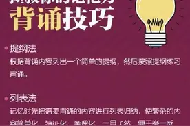 拯救你的记忆力！精选高效背诵法！转存图片