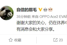 沈义人回应“回归OPPO”：仍在休养中，有消息会和大家分享图片