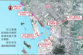 国内首座海下立交规划设计要点公布！广深沿江高速与南坪快速将在前海衔接图片