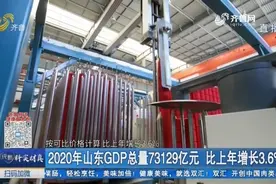 2020年山东经济逆势上扬，GDP总量达73129亿元，比上年增长3.6%视频封面