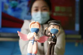 河北广宗：手工作品为疫情加油助力图片