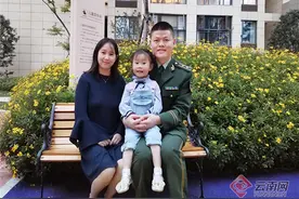 「和谐家庭」在炮火声中共患难——你守卫边疆，我守卫你图片
