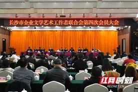 长沙市企业文联第四次会员大会召开 罗正荣当选主席图片
