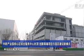 中欧产业园核心区综合服务中心封顶 创新高端项目与园区建设新模式视频封面
