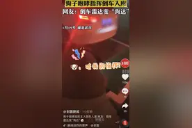 成精了！狗子咆哮指挥主人倒车入库，网友：倒车雷达变“狗达”图片