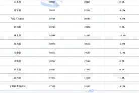 31省份2020年人均消费榜发布，安徽啥水平？图片