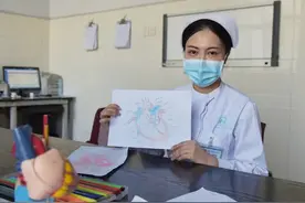 厉害！护士手绘心脏血液循环图，让人秒懂“心脏”图片