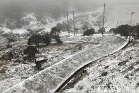 等了5年！保山施甸迎来一场降雪，当地人太高兴了……图片