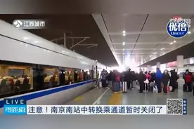暂时关闭！到南京南站换乘建议预留40分钟图片
