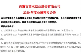 50亿市值西水股份预亏超87亿，股价6个月跌超70%，11万股民炸锅，有网友却称“利空出尽，明天涨停”图片
