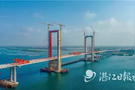 调顺跨海大桥成功合龙“湛江红门”正式拉通图片